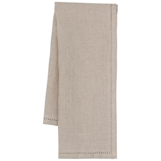 Natural Linen Hemstitch Teatowel - PABOOM