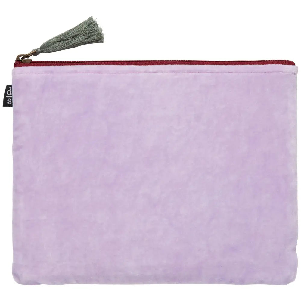 Danica - lilac velvet pouch tassel