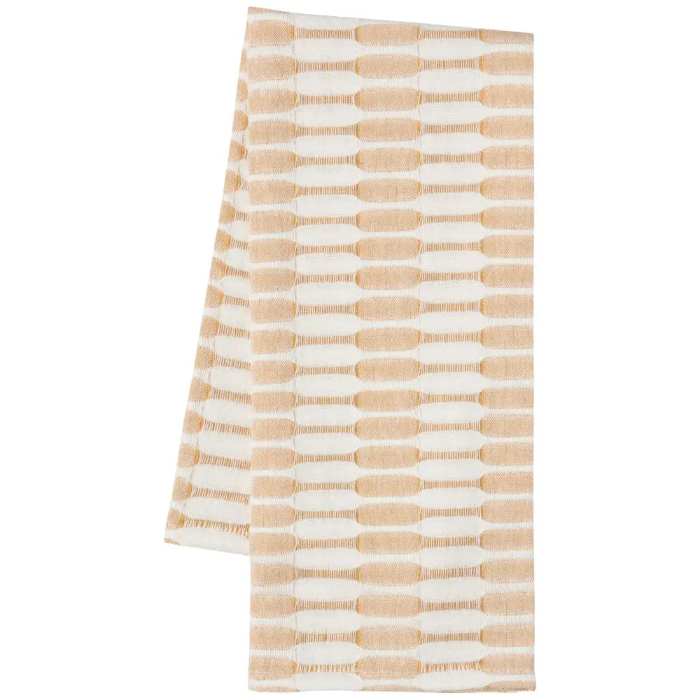 Danica - beige white patterned towel