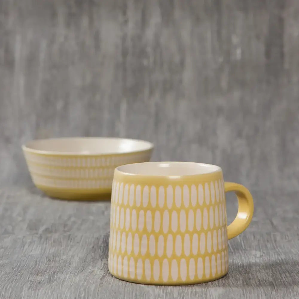 Danica - Ochre Imprint Mug