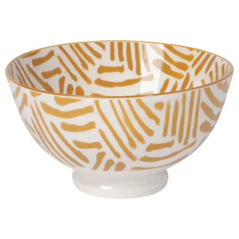 Ochre Lines Bowl - PABOOM