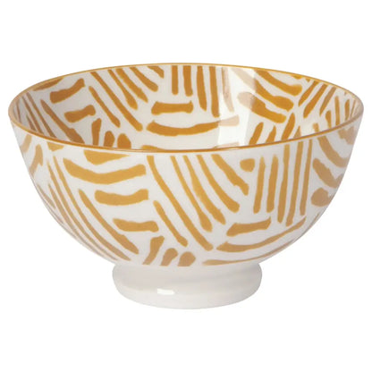 Ochre Lines Bowl - PABOOM