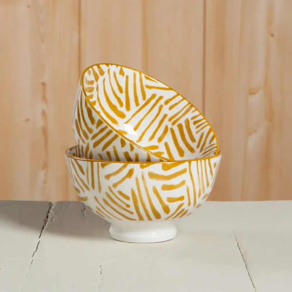 Ochre Lines Bowl - PABOOM
