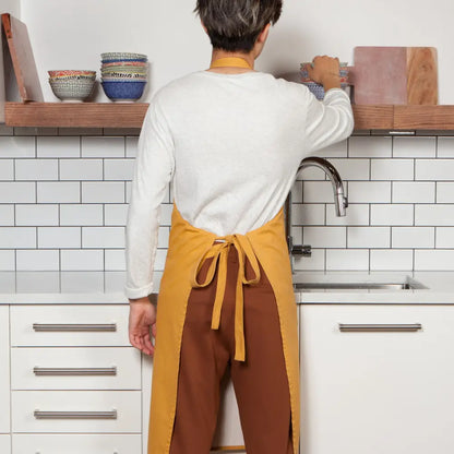 Danica - Ochre Stonewash Apron