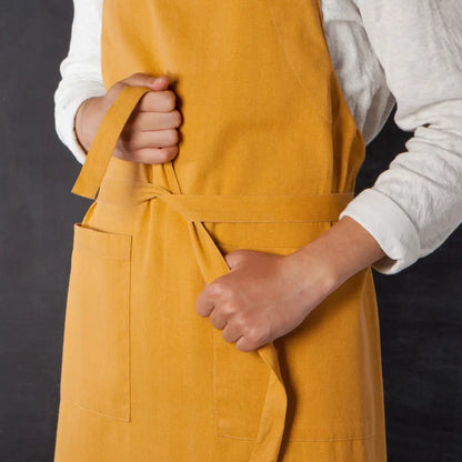 Danica - Ochre Stonewash Apron