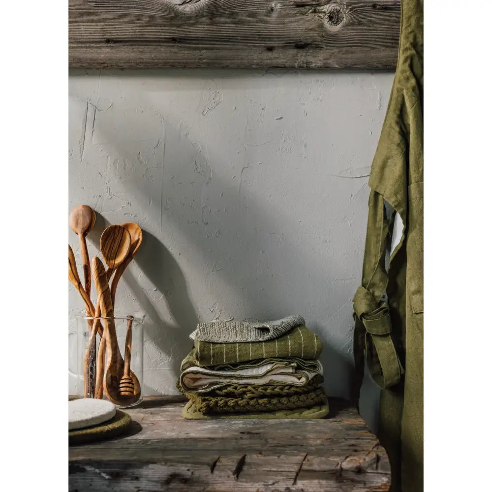 Danica - Olive Branch Stonewash Apron