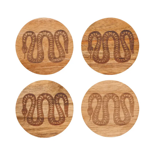 Olympus Engraved Coasters Set - PABOOM