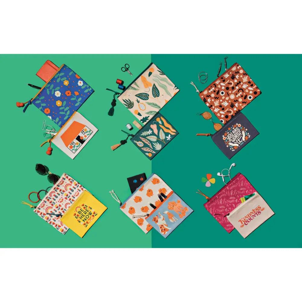 Paradise Foliage Pouch Set - PABOOM