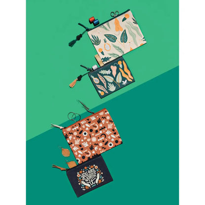 Paradise Foliage Pouch Set - PABOOM