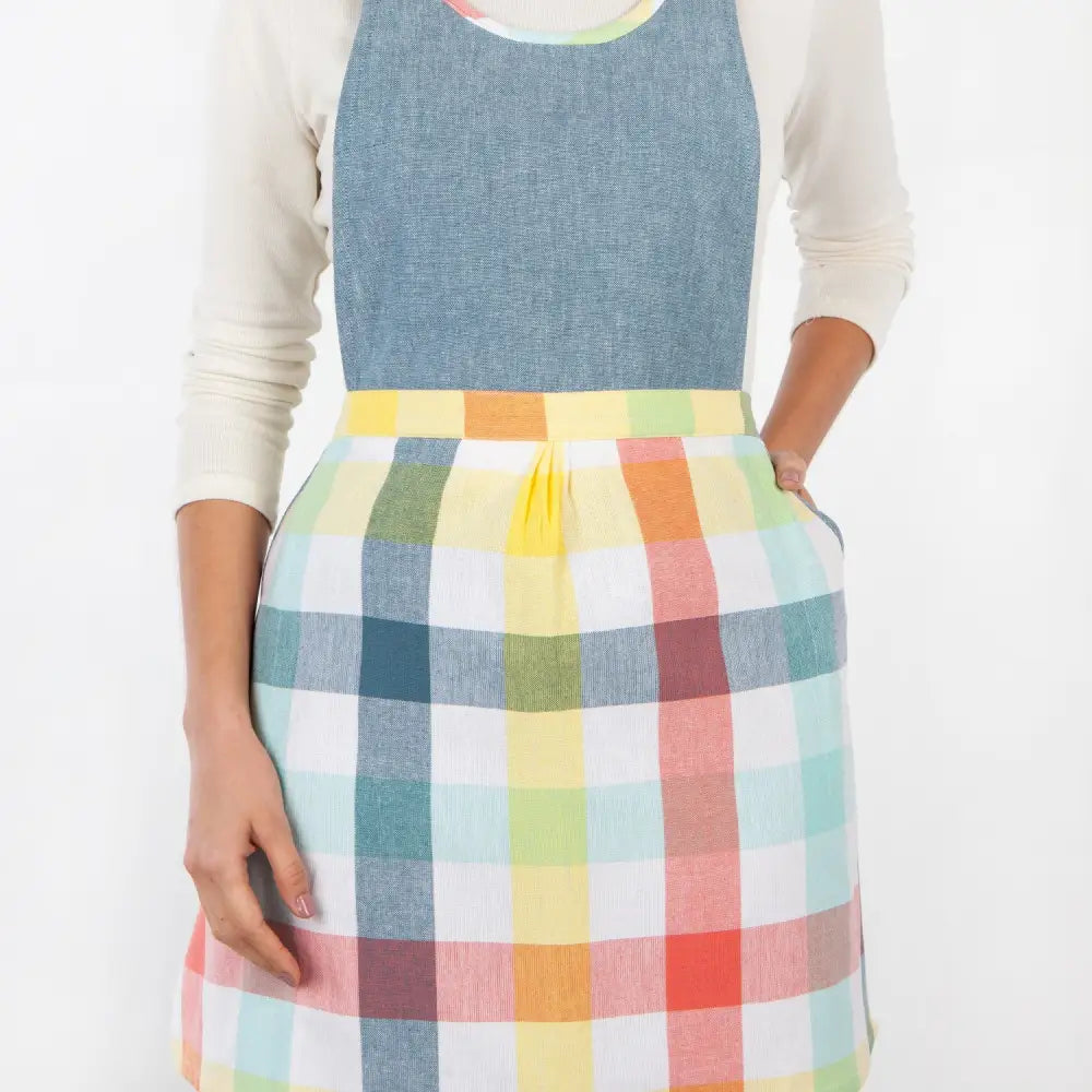 Petite Picnic Plaid Apron - PABOOM