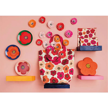 Poppy Appetizer Plates Set