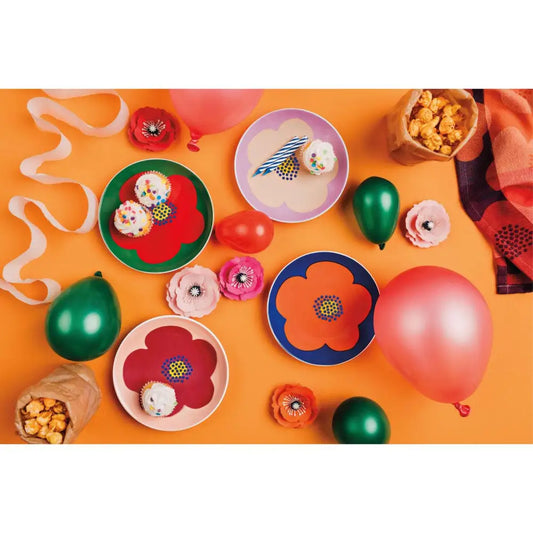 Poppy Appetizer Plates Set