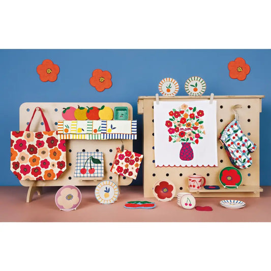 Poppy Felt Wool Trivet - PABOOM