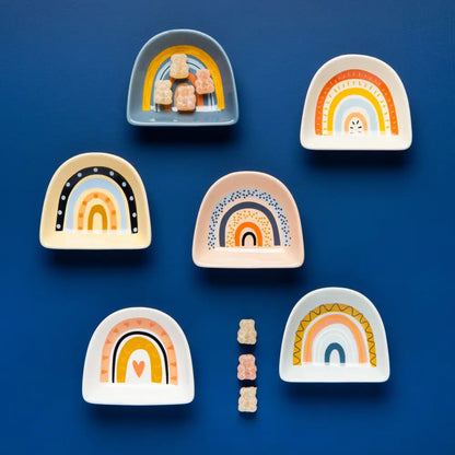 Danica - Rainbow Shaped Pinch Bowl S/6