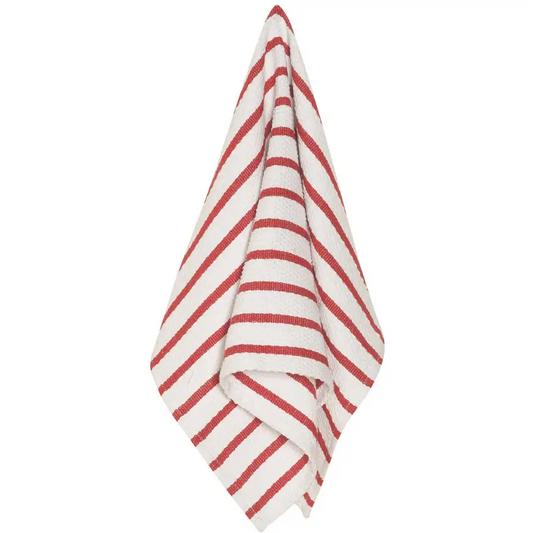 Red Basketweave Dishtowel - PABOOM