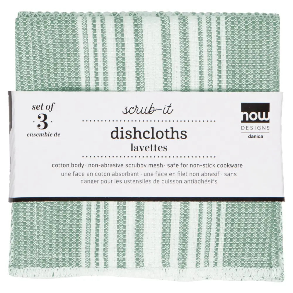 Danica - set three green white striped