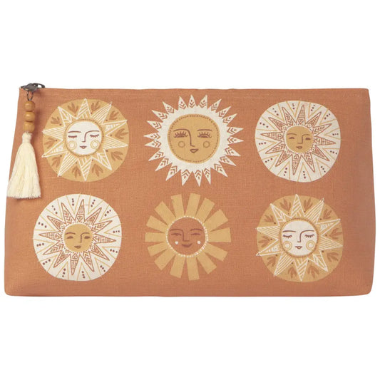 Soleil Large Cosmetic Bag Linen - PABOOM
