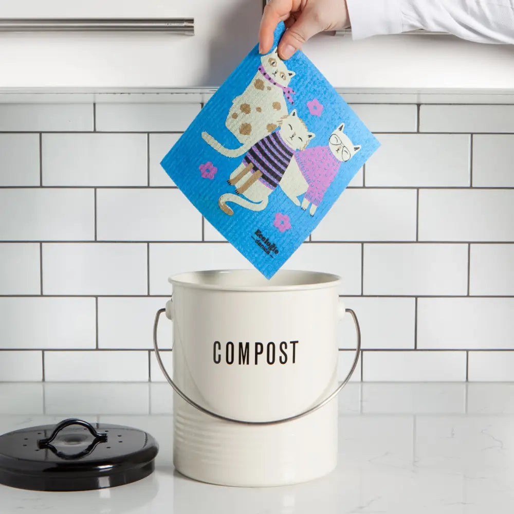 Swedish Dishcloth Feline Fine - PABOOM