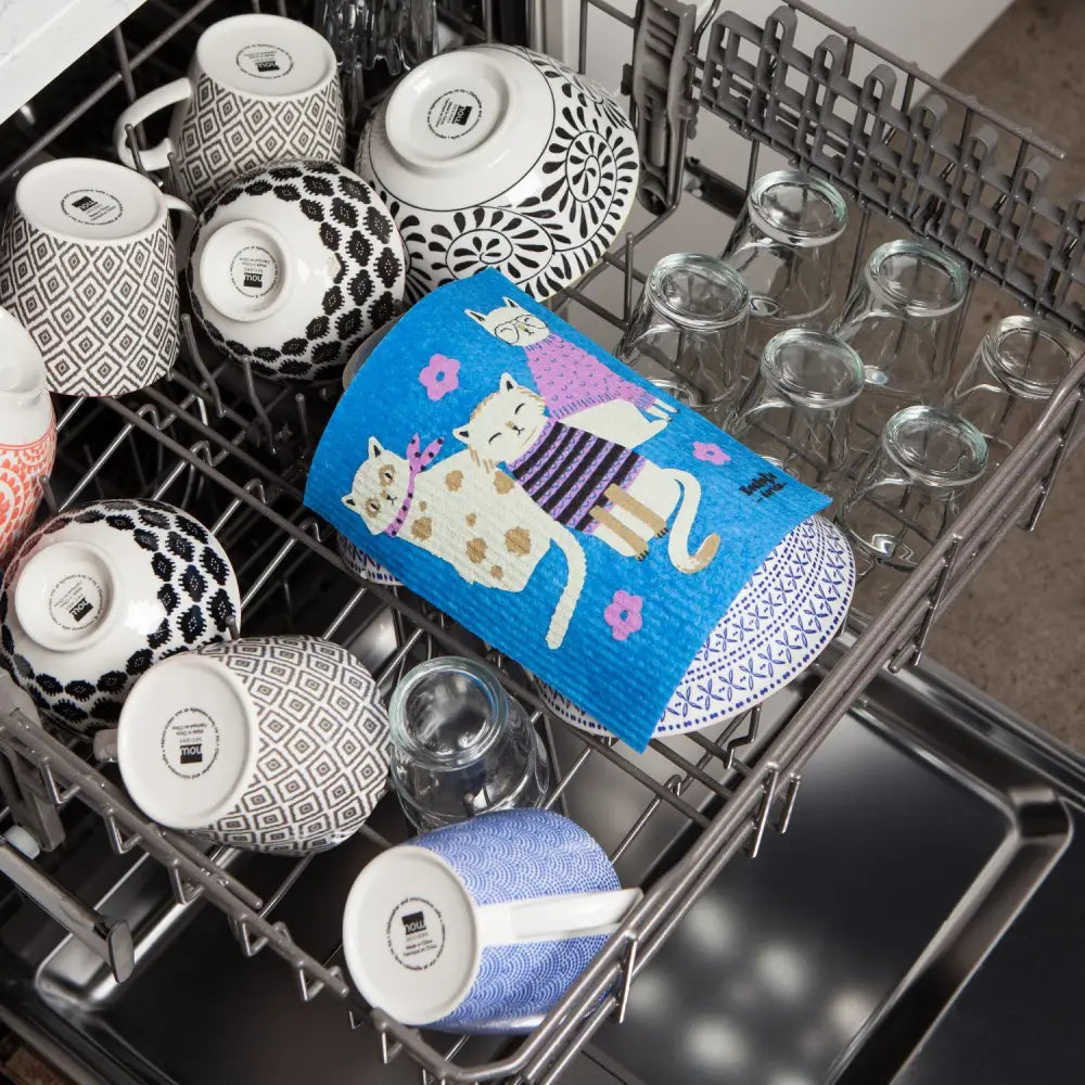 Swedish Dishcloth Feline Fine - PABOOM