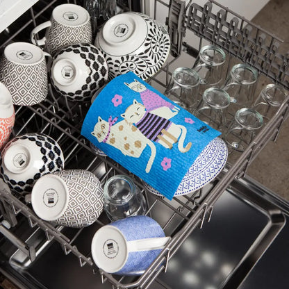 Swedish Dishcloth Feline Fine - PABOOM