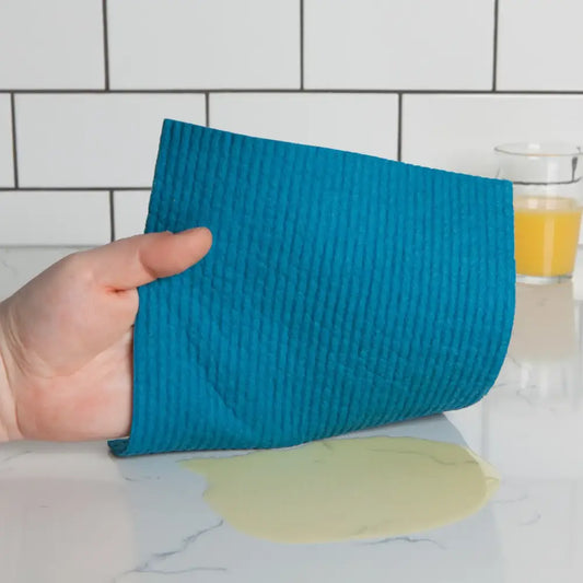 Swedish Ocean + Gold Dishcloth Set - PABOOM