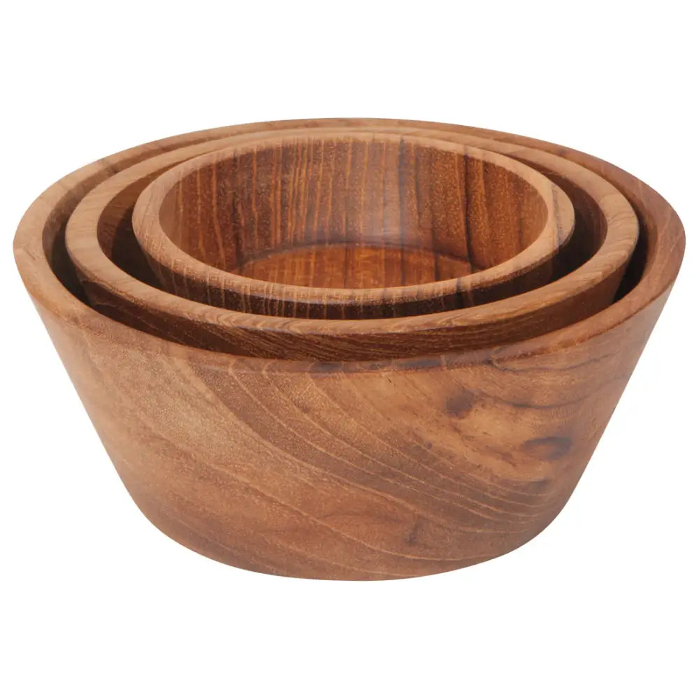 Teak Wood Pinch Bowls Set - PABOOM