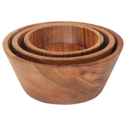 Teak Wood Pinch Bowls Set - PABOOM