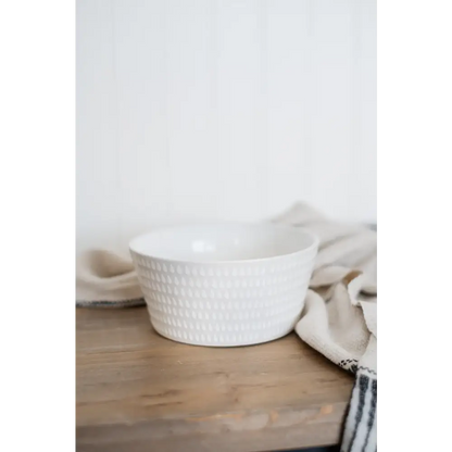 White Cloudburst Bowl Medium - PABOOM
