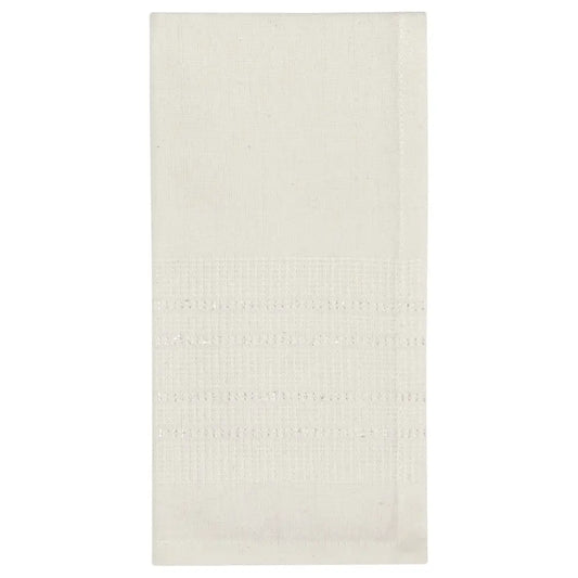 White Estela Woven Napkins Set - PABOOM