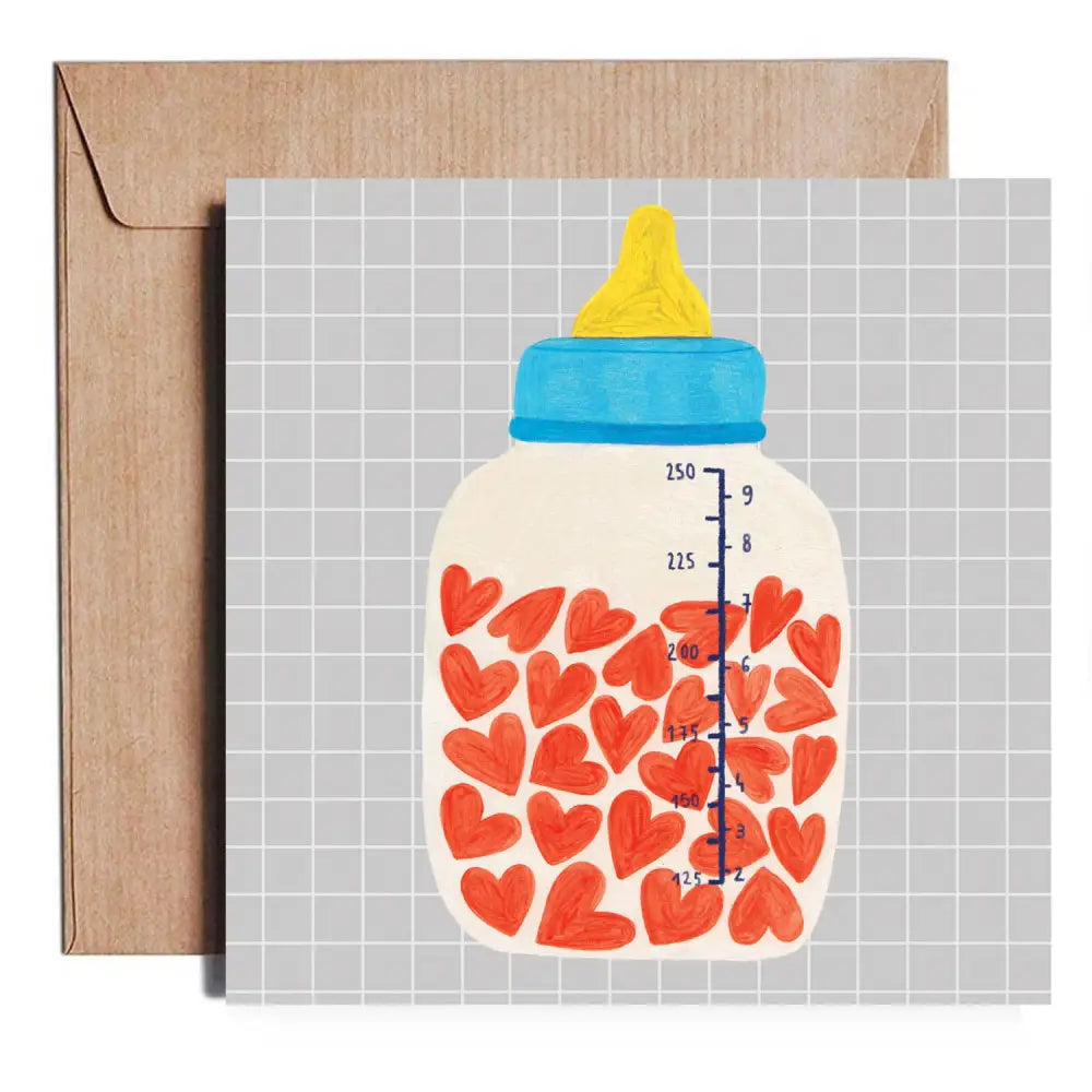Daria Solak Illustrations - BABY LOVE card