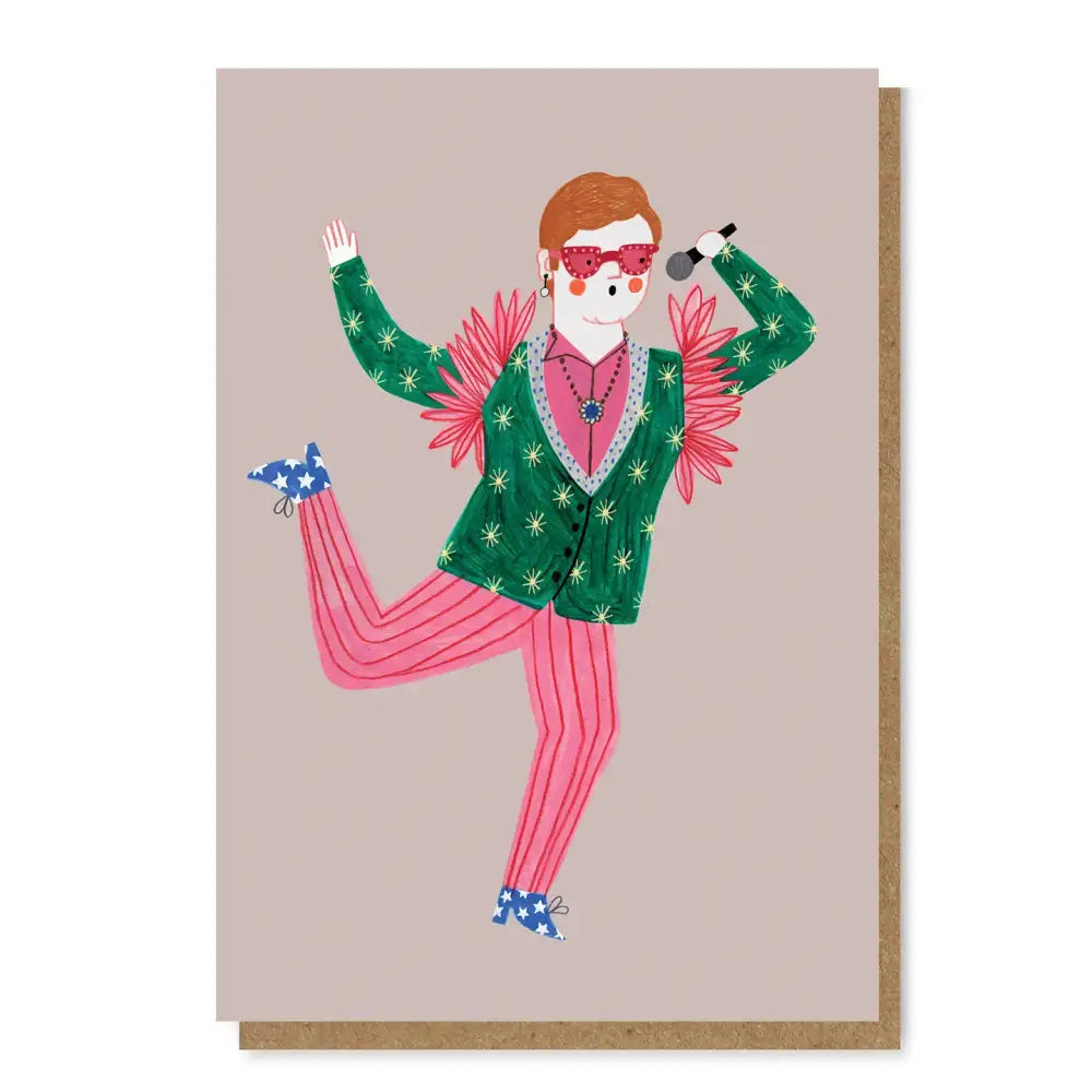 Elton Dancing Card - PABOOM