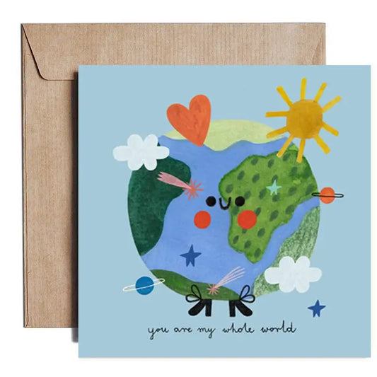 Daria Solak Illustrations - MY WHOLE WORLD card