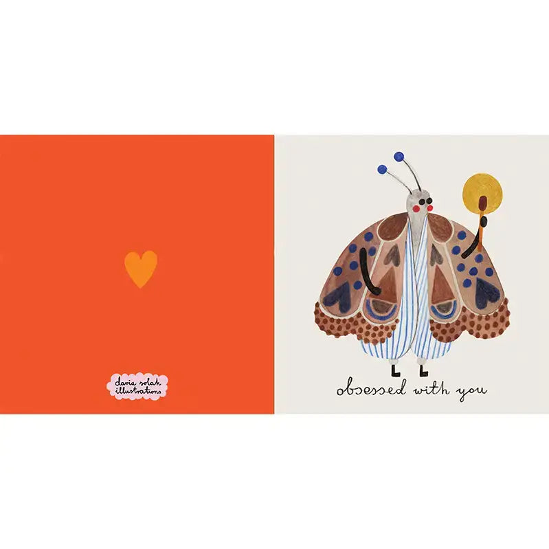 Obsessed With You Moth Card - PABOOM