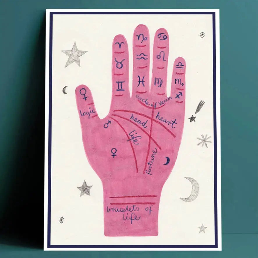 Daria Solak Illustrations - PALMISTRY print