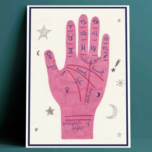 Daria Solak Illustrations - PALMISTRY print