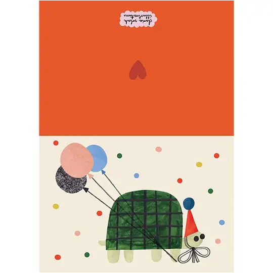 Daria Solak Illustrations - PARTY TURTLE card