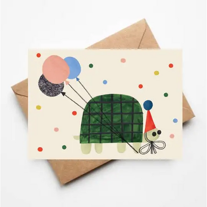 Daria Solak Illustrations - PARTY TURTLE card