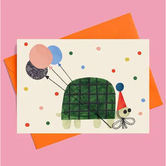 Daria Solak Illustrations - PARTY TURTLE card