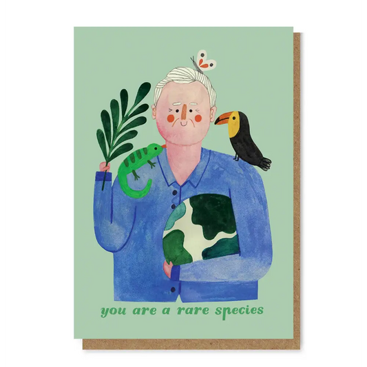 Daria Solak Illustrations - SIR DAVID ATTENBOROUGH card