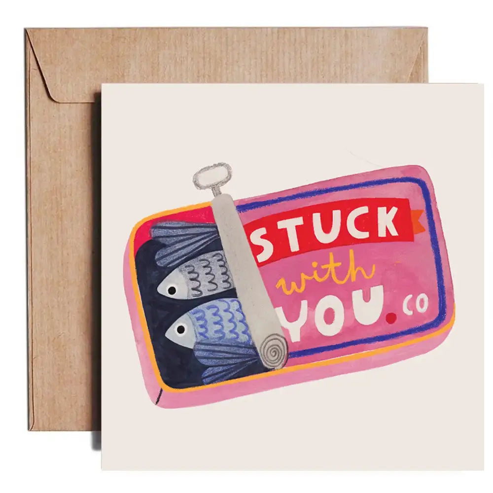 Stuck With You Card - PABOOM