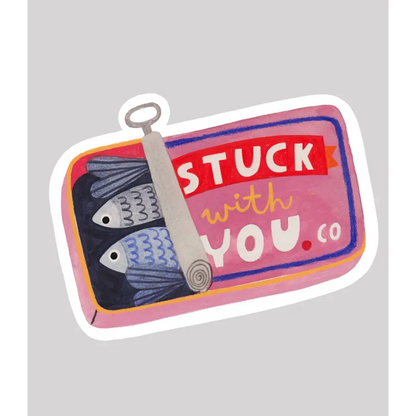 Daria Solak Illustrations - STUCK WITH YOU sticker