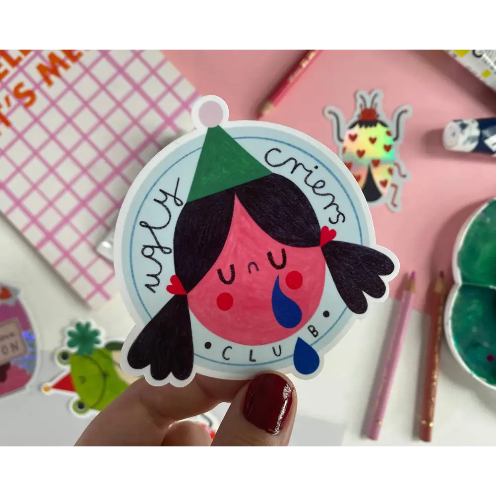 Daria Solak Illustrations - UGLY CRIERS sticker