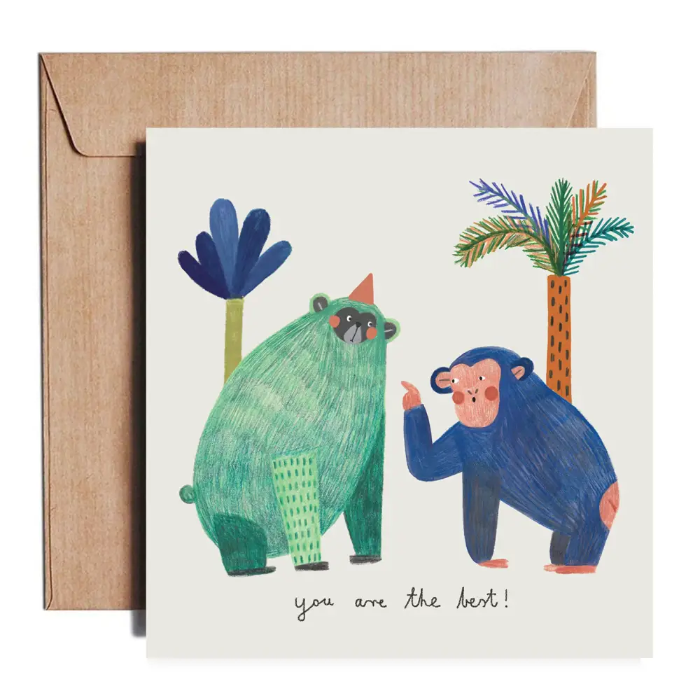 Daria Solak Illustrations - YOU ARE THE BEST! card