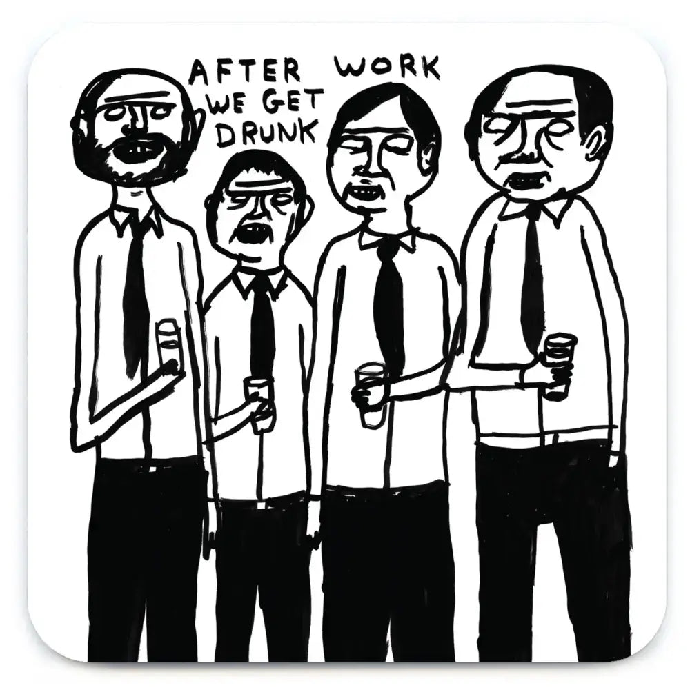 After Work Get Drunk Coaster - PABOOM