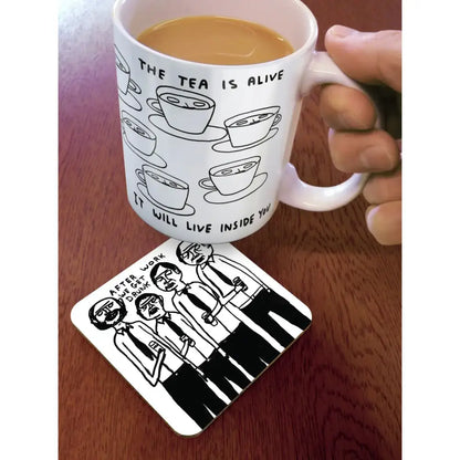 After Work Get Drunk Coaster - PABOOM