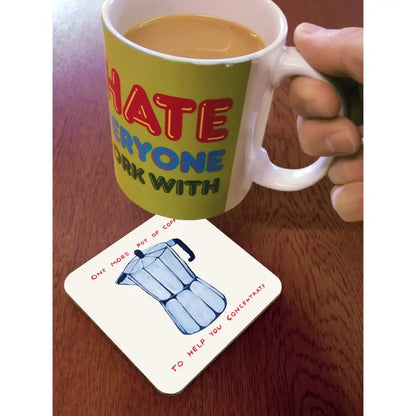 Another Pot Of Coffee Coaster - PABOOM