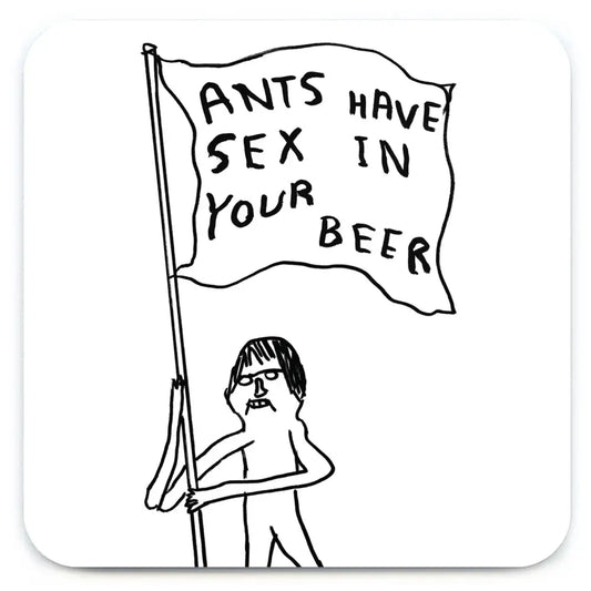 Ants Have Sex In Beer Coaster - PABOOM