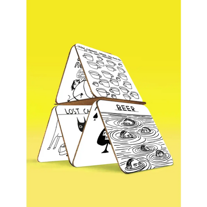 David Shrigley Art Coasters Set - PABOOM