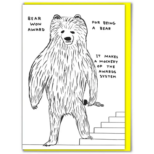 Bear Award Card - PABOOM