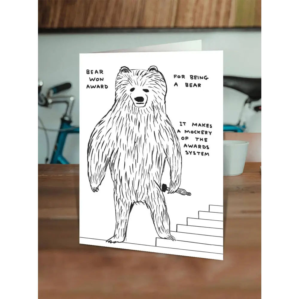 Bear Award Card - PABOOM